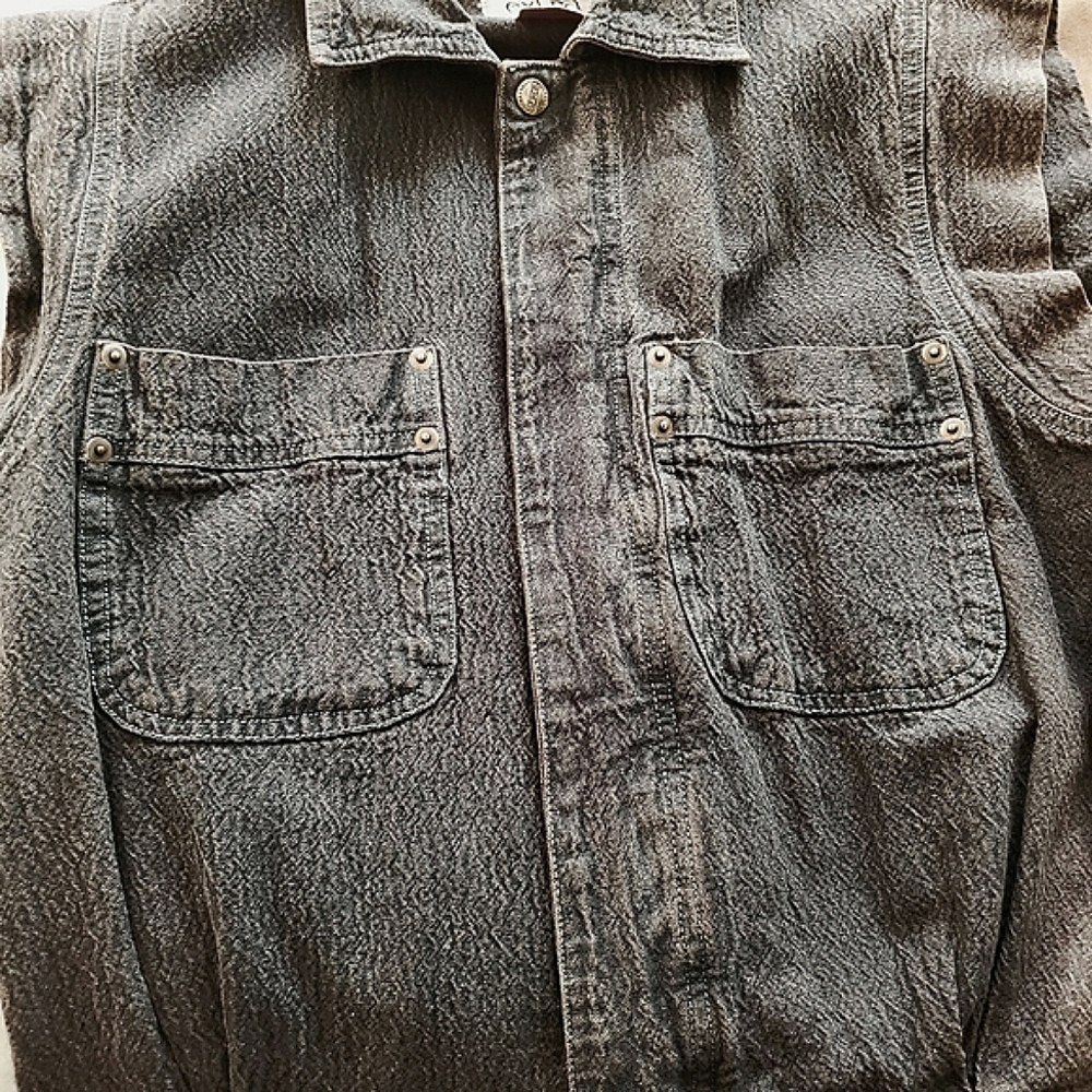 Vintage EXTRA Authentic Sportwear Denim Vest 80's - Picture 7 of 10